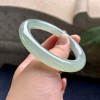 糯冰种晴水圆条手镯（54mm）（yc266526）