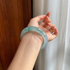 冰种飘花平安镯（58mm）（yc228464）