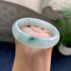 细糯种飘花平安镯（59.9mm）（yc200981）