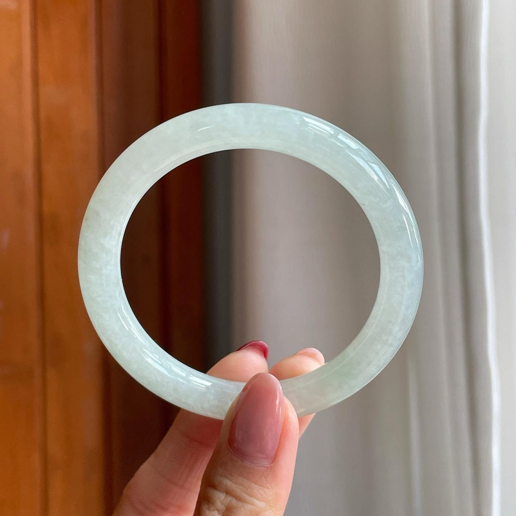 糯冰晴底翡翠美人条（53.3mm）（yc303077）
