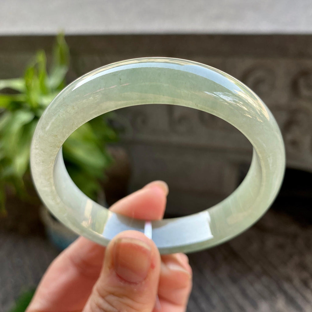 糯冰种晴底平安镯（57mm）（yc311024）