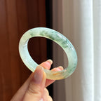Vòng Ngọc Bích Mi Phi Tuyết Băng Phấn Hoa Đặc Sắc size 52