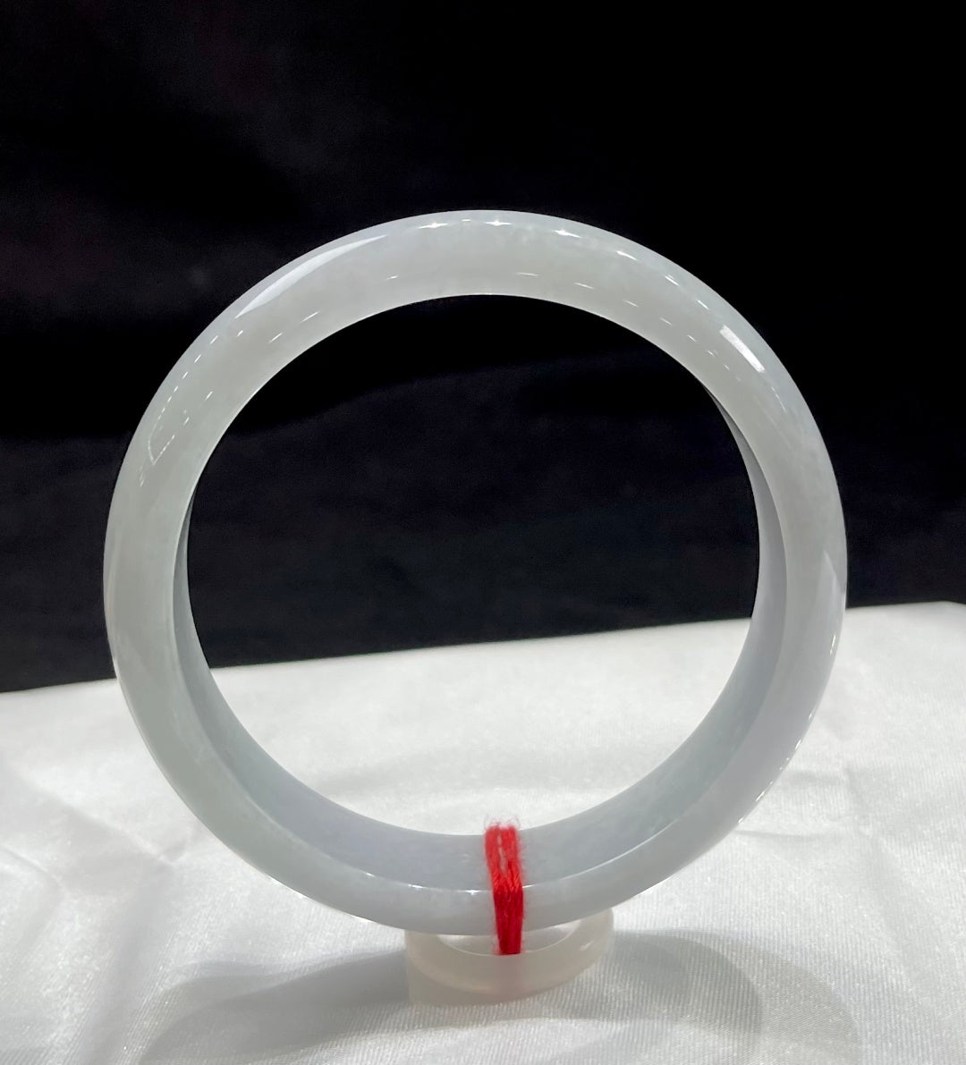 细糯白月光平安镯A8994号 编号：2110216-108050–C19-9 具体尺寸：57.5-14.5-7（wg0022849）