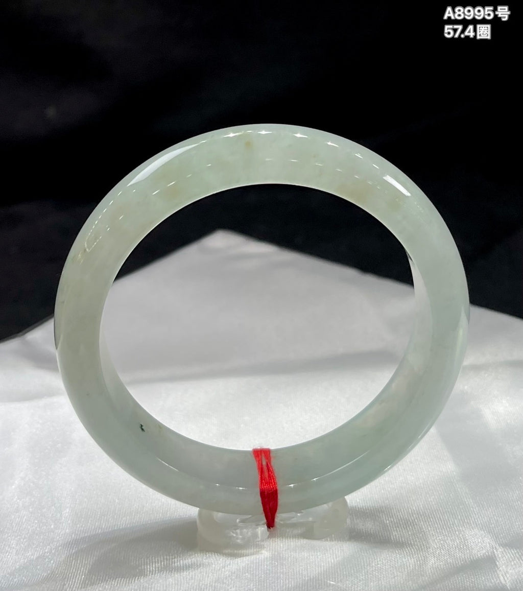糯冰晴底平安镯A8995号 编号：210907330-46006–C19-8 具体尺寸：57.4-13.8-8.1（wg0022848）