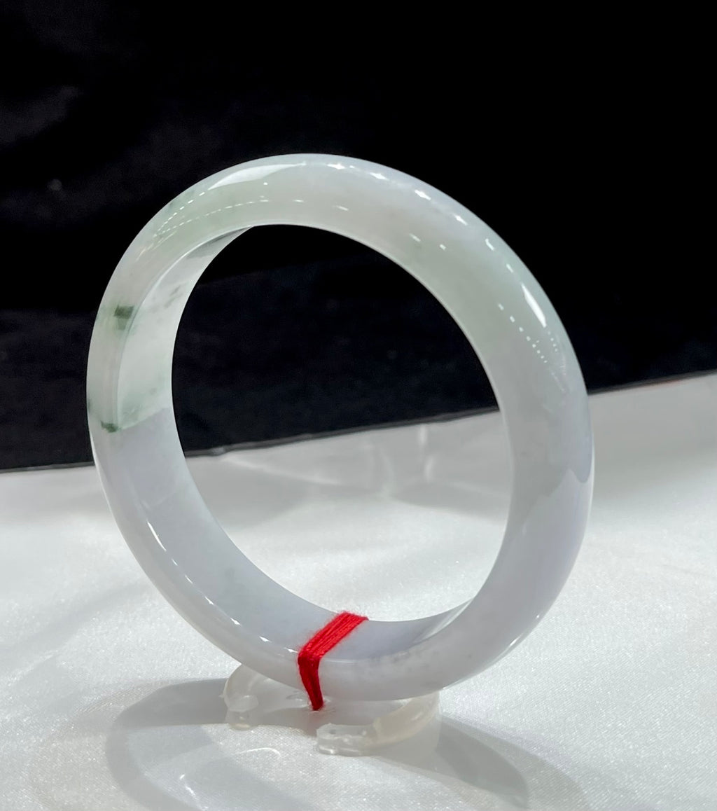 糯冰紫底飘花平安镯A9000号 编号：2205091-3001–C19-6 具体尺寸：55.6-13.3-7.1（wg0022873）