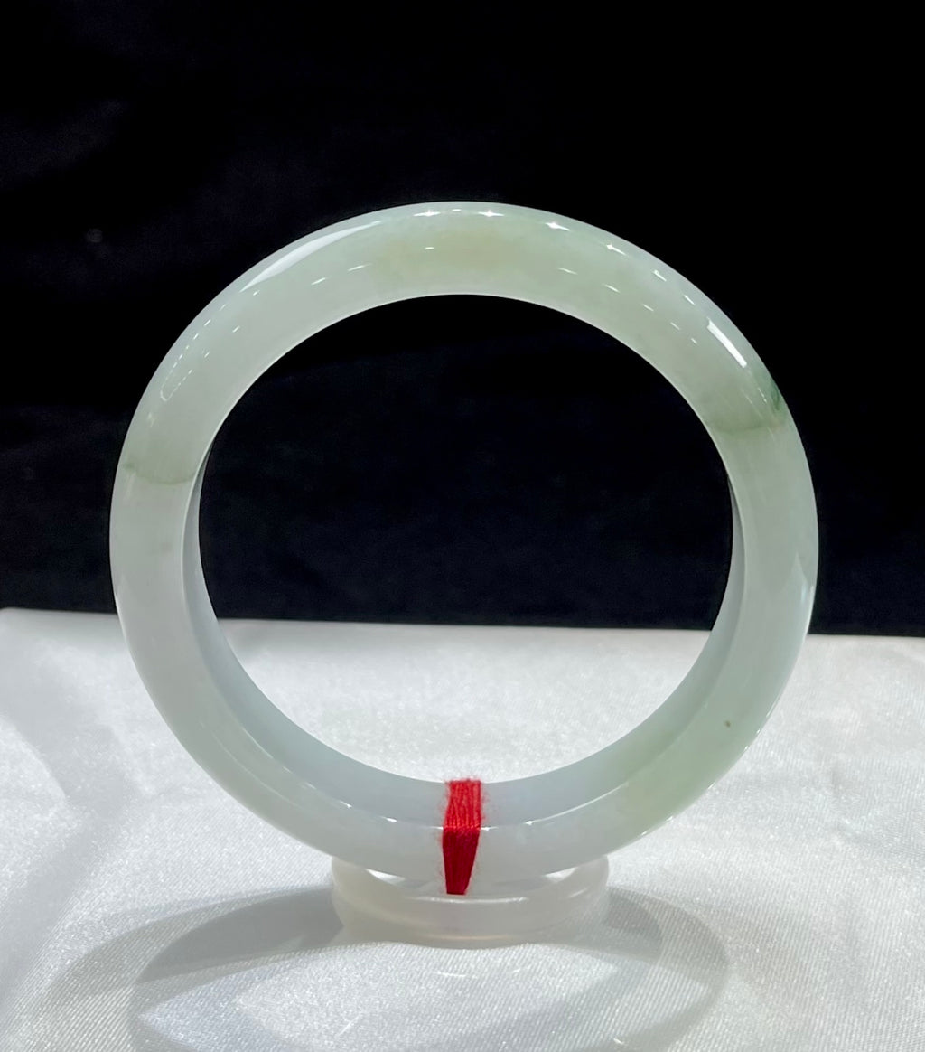 糯冰飘花平安镯A9001号 编号：24051311-14008–C19-6 具体尺寸：54-11.9-7.5（wg0022872）