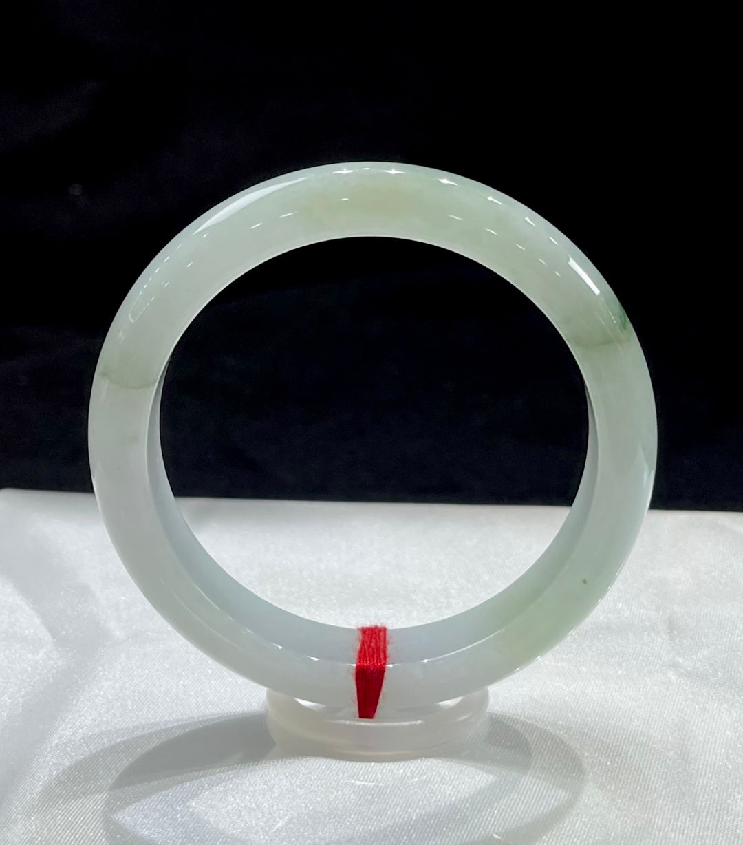 糯冰飘花平安镯A9001号 编号：24051311-14008–C19-6 具体尺寸：54-11.9-7.5（wg0022872）