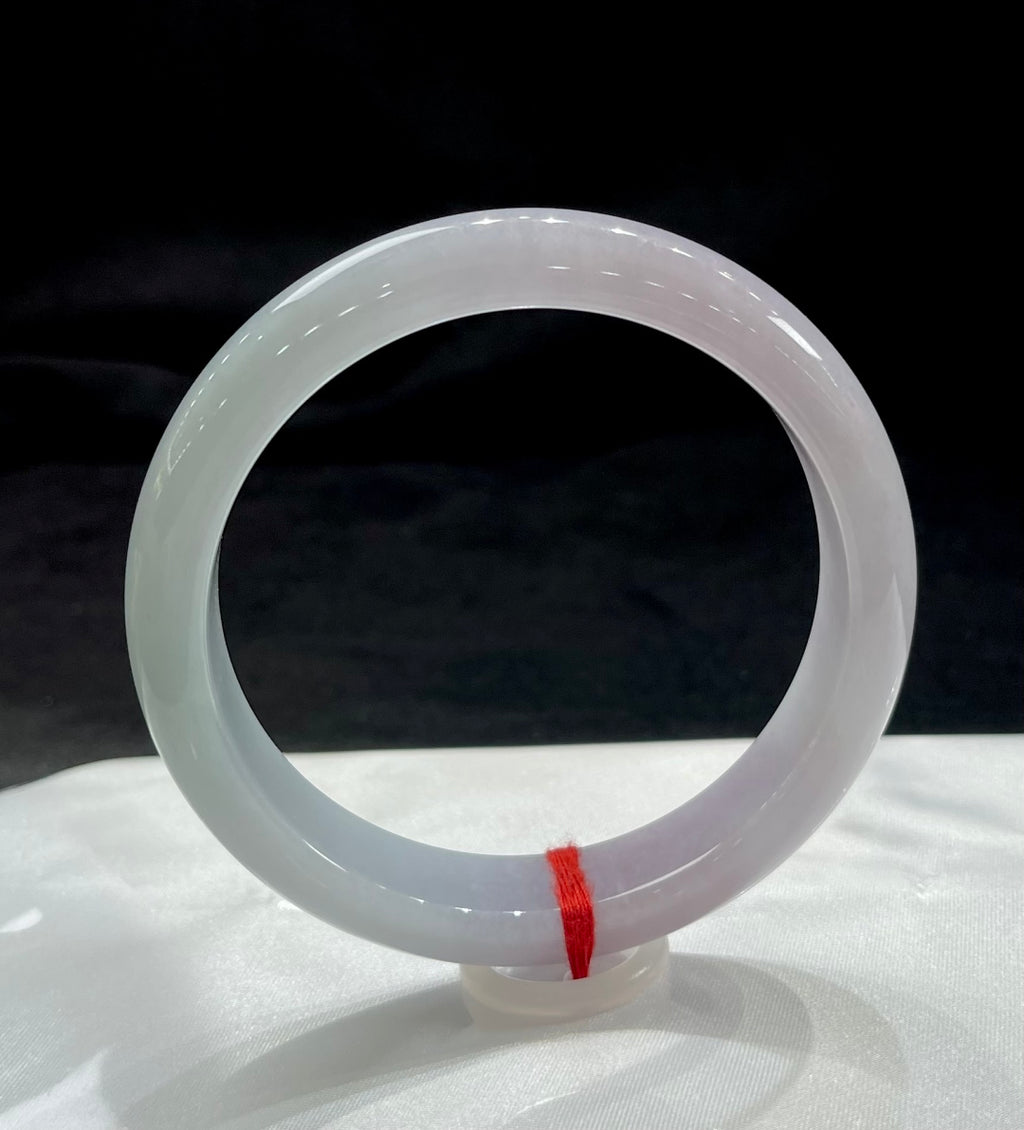 糯冰紫底半山水平安镯A9002号 编号：26040312-2002–C19-6 具体尺寸：62.7-13.8-8.2（wg0022871）
