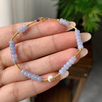 细糯种紫罗兰算盘珠手链（yc207250）