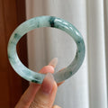 糯冰飘花翡翠平安镯（57.5mm）（yc311289）