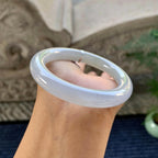 细糯种带底色圆条手镯（52.8mm）（yc248094）