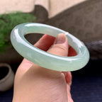 糯冰种晴底圆条手镯（57.5mm）（yc197609）