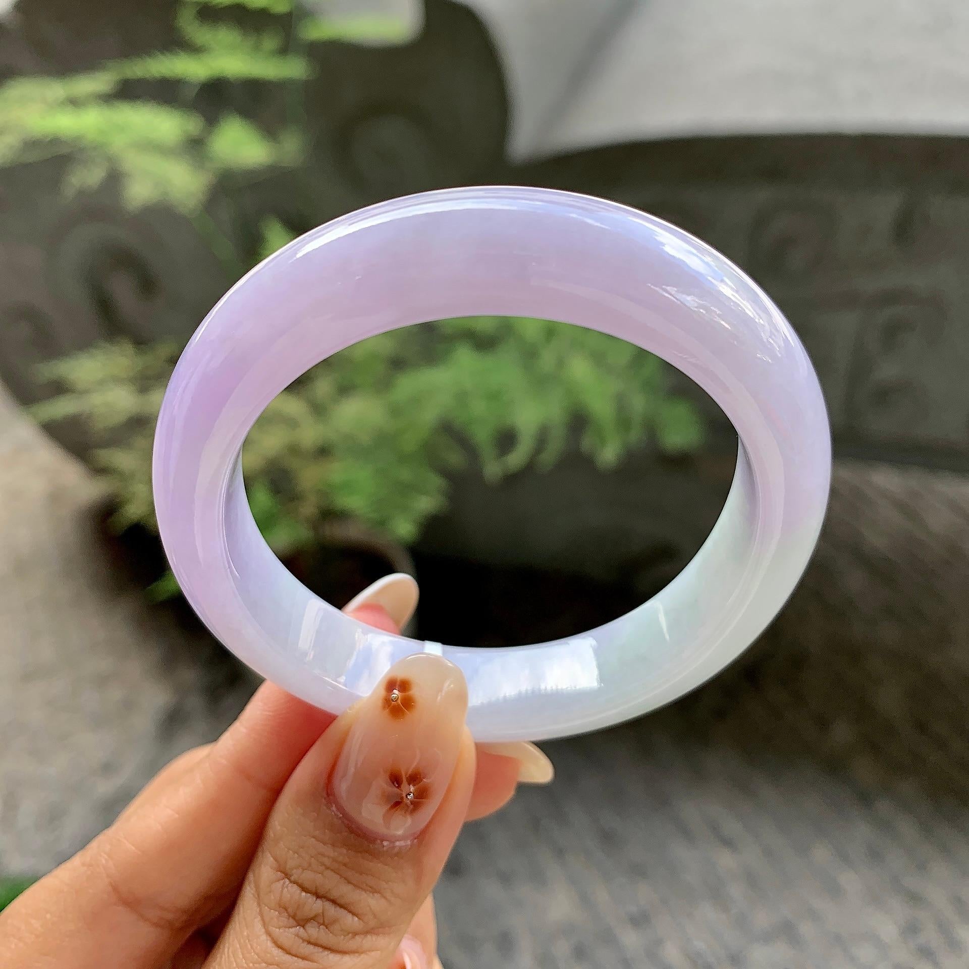 细糯种紫罗兰贵妃手镯（56.2mm）（yc243897）