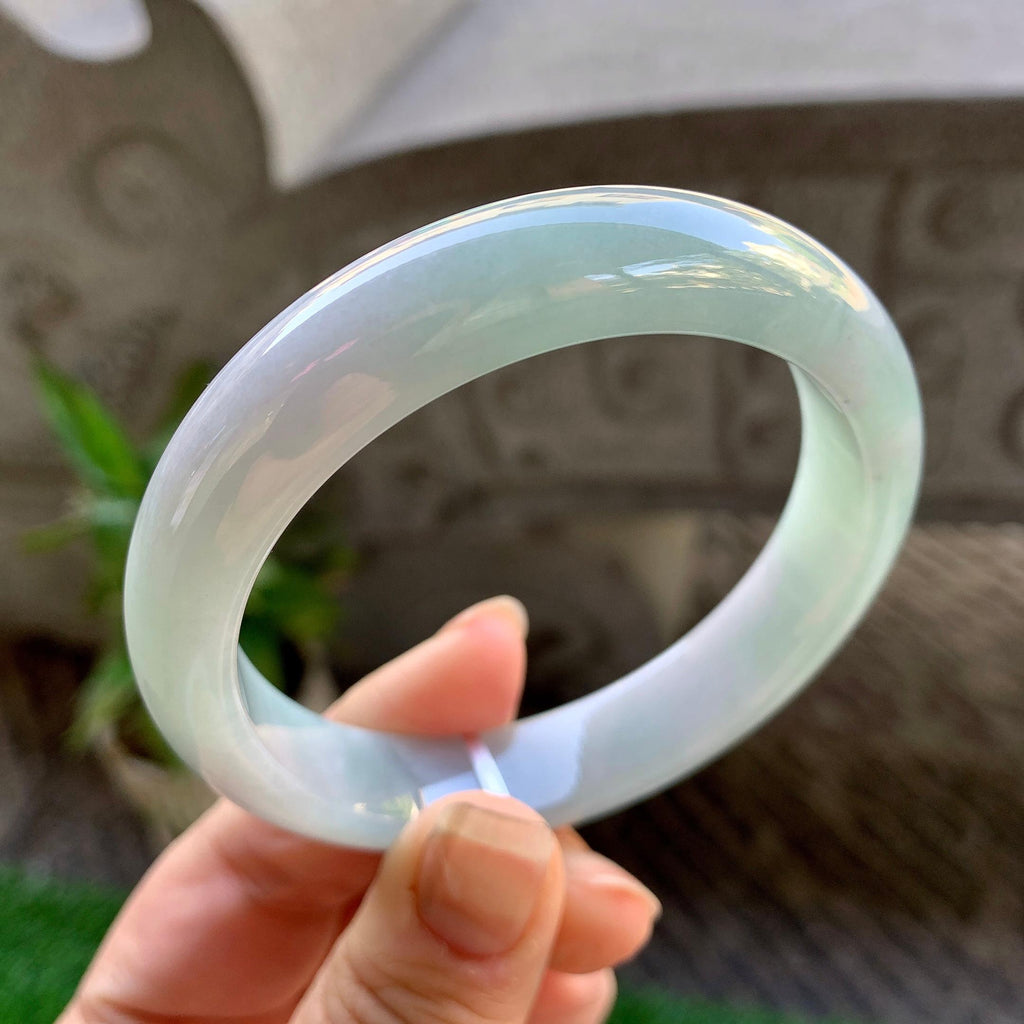 细糯种淡晴底平安镯（58mm）（yc308181）