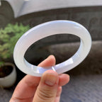 糯冰种无色贵妃手镯（54.5mm）（yc243901）