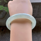 细糯种淡晴底圆条手镯（55.2mm）（yc199585）