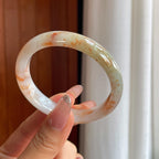 糯冰红翡特色翡翠贵妃镯（55.5mm）（yc354248）