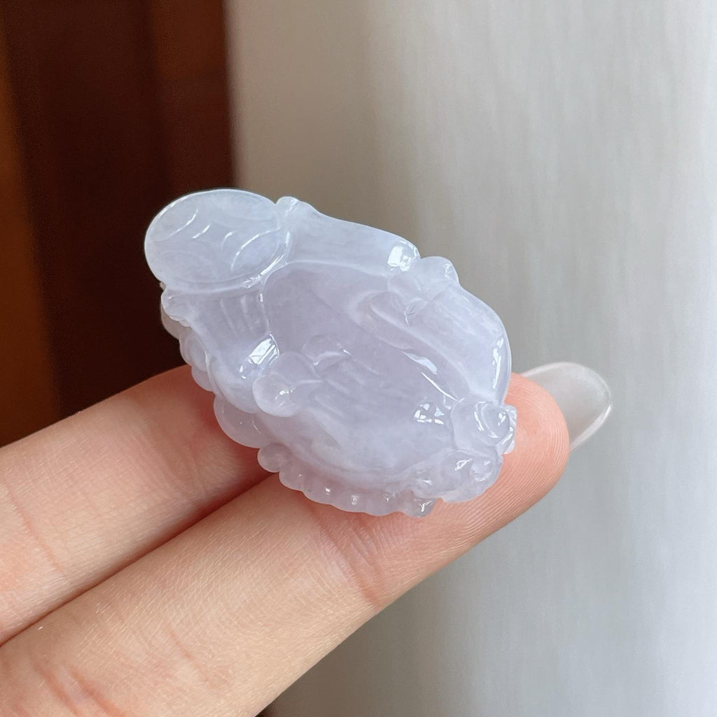 糯冰淡春底翡翠貔貅（yc269029）