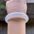 细糯种淡紫罗兰平安镯（55.2mm）（yc199556）