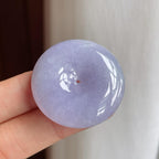 糯冰紫罗兰翡翠平安扣（yc248484）