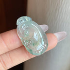 冰种飘花翡翠如意（yc280235）