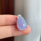 18k金钻镶冰种紫罗兰翡翠貔貅（yc175314）