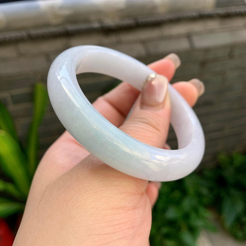 细糯种无色平安镯（53.8mm）（yc291721）