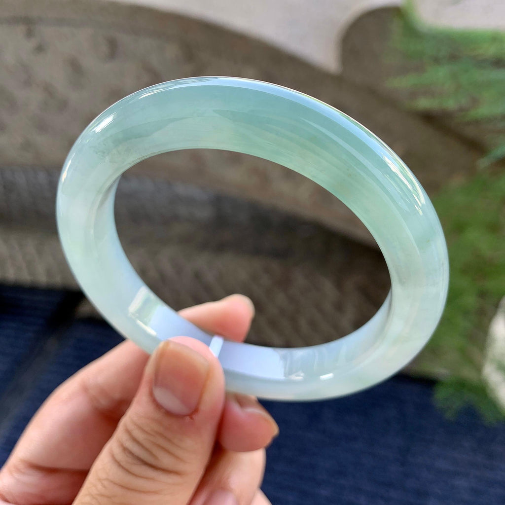 细糯种淡晴底泥鳅背手镯（56mm）（yc249386）