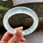 冰种淡晴底平安镯（57.3mm）（yc195426）