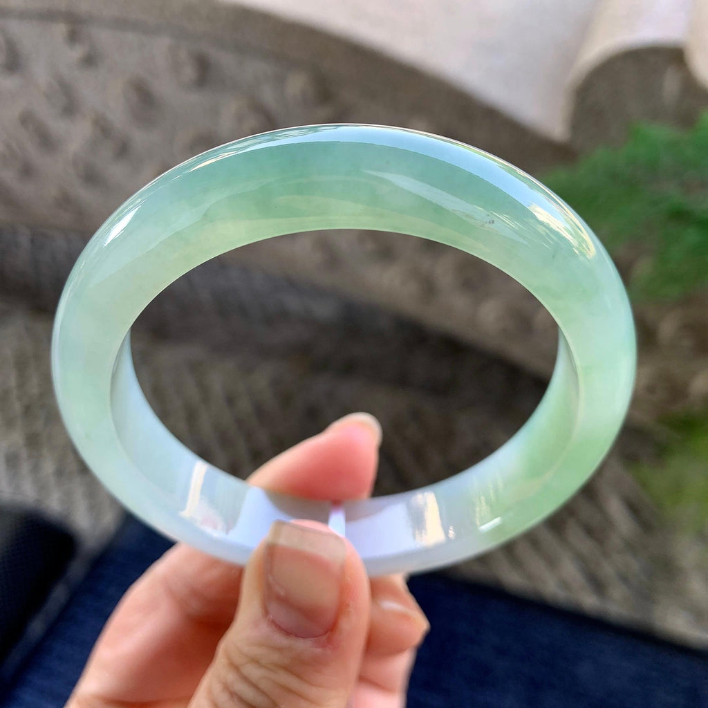 糯冰种晴水平安镯（56.8mm）（yc305694）