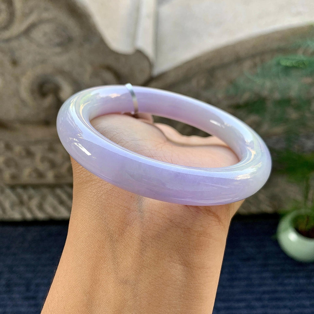 细糯种紫罗兰圆条手镯（59.2mm）（yc249453）