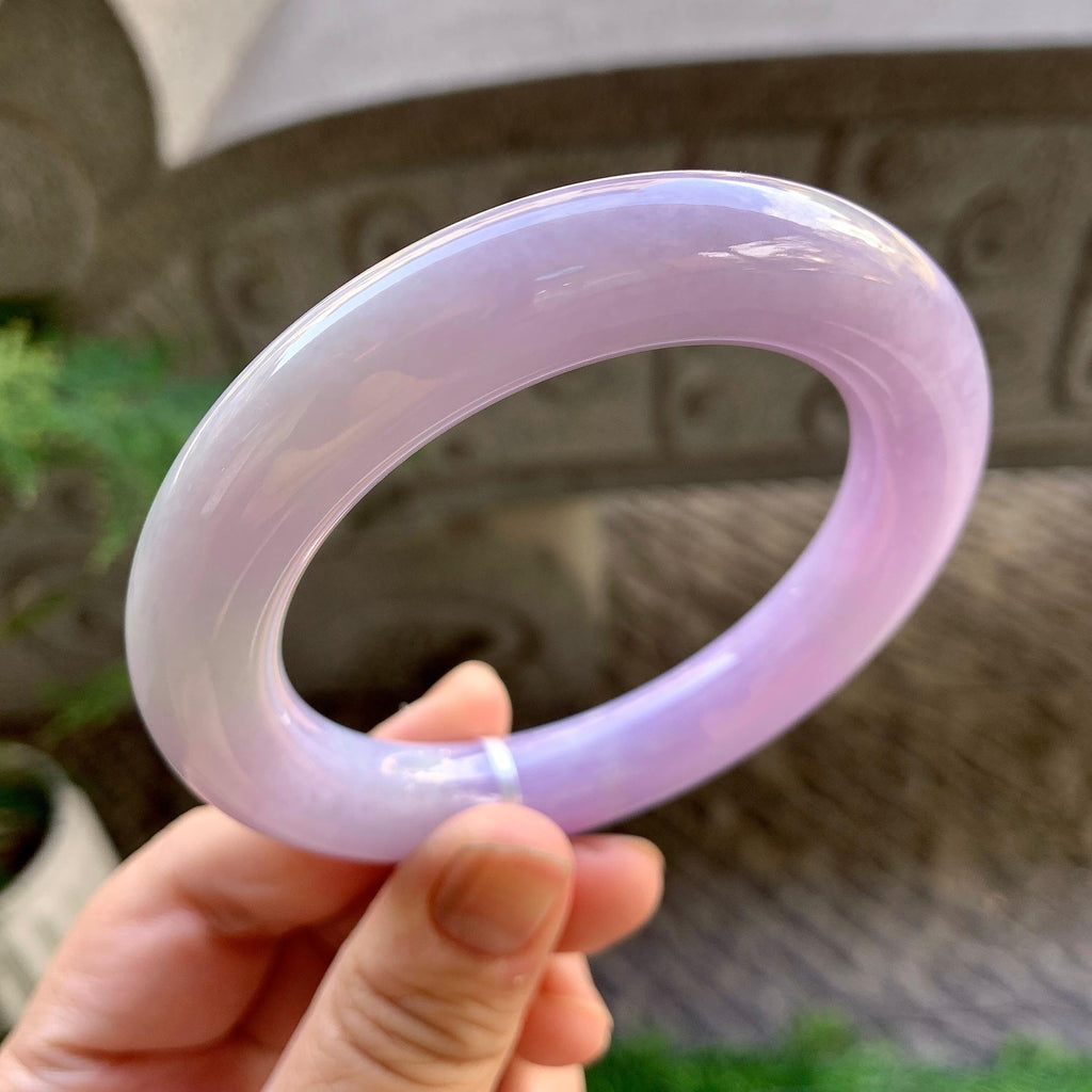 细糯种紫罗兰圆条手镯（58.4mm）（yc259065）