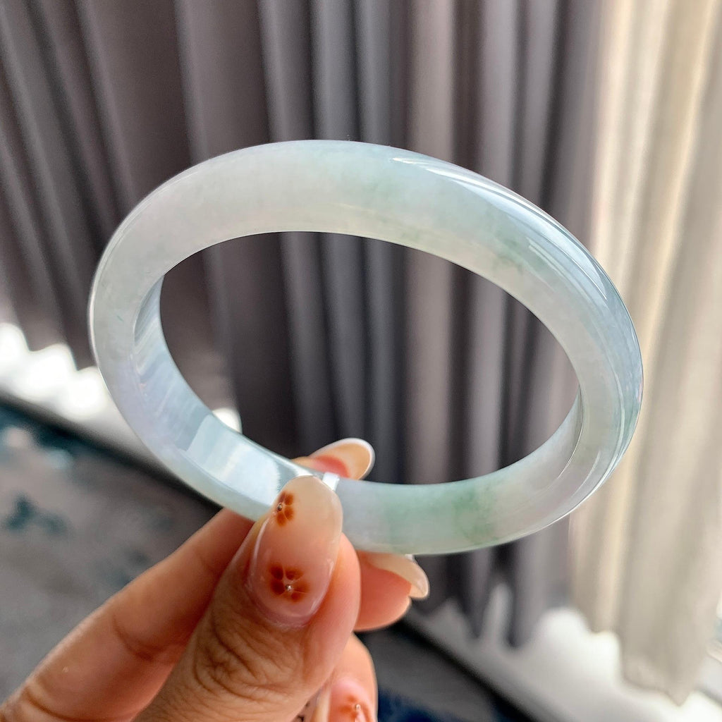 细糯种飘花贵妃手镯（55.6mm）（yc250413）