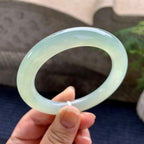 糯冰种晴水圆条手镯（54mm）（yc266526）