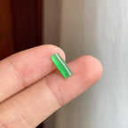 裸石冰种晴绿翡翠无事柱（yc249143）