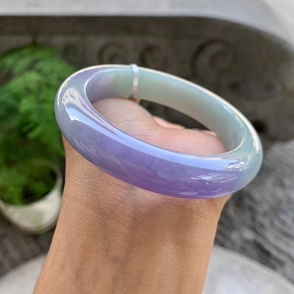 细糯种春彩平安镯（56.8mm）（yc199563）