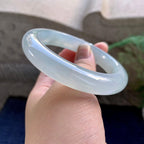 糯冰种淡晴底平安镯（59.8mm）（yc223267）