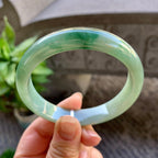 细糯种飘花平安镯（59.2mm）（yc308758）