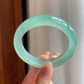 冰种晴底翡翠平安镯（57mm)（yc345452）