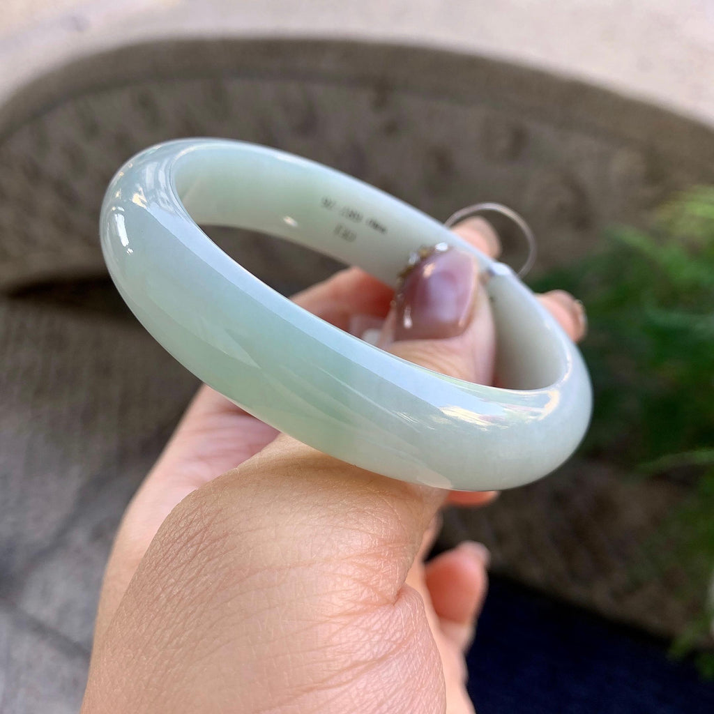 糯种淡晴底贵妃手镯（53.6mm）（yc275315）