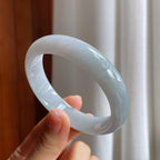 糯冰翡翠平安镯（58.7mm）（yc216049）