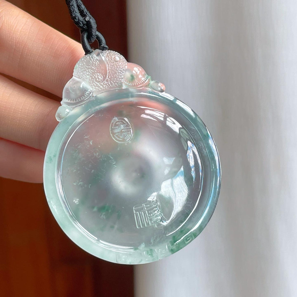 冰种飘花翡翠福贝（yc276600）