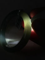 细糯种油青色平安镯（54.1mm）（yc200984）
