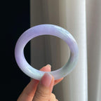 糯冰紫罗兰翡翠平安镯（57.8mm）（yc381378）