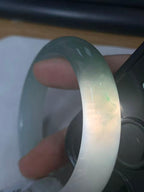 糯冰种飘绿平安镯（56.2mm）（yc226067）