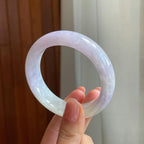 糯冰淡春底带色平安镯（54.7mm)（yc320783）