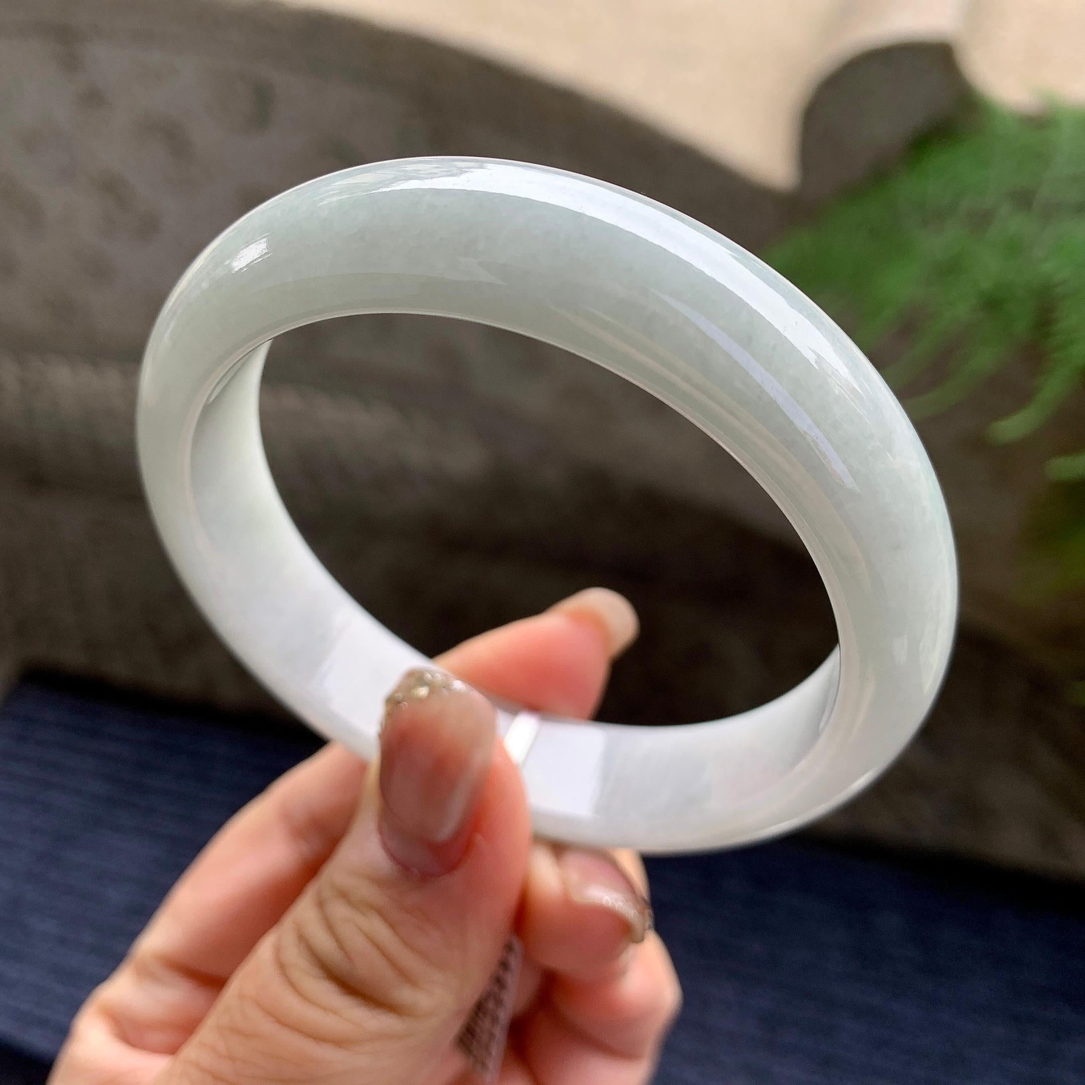 糯种无色平安镯（56.8mm）（yc297958）