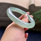 糯冰种晴水圆条手镯（54mm）（yc267242）
