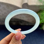 糯冰种晴底圆条手镯（54.6mm）（yc280850）