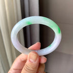 细糯种飘绿贵妃手镯（56mm）（yc200609）